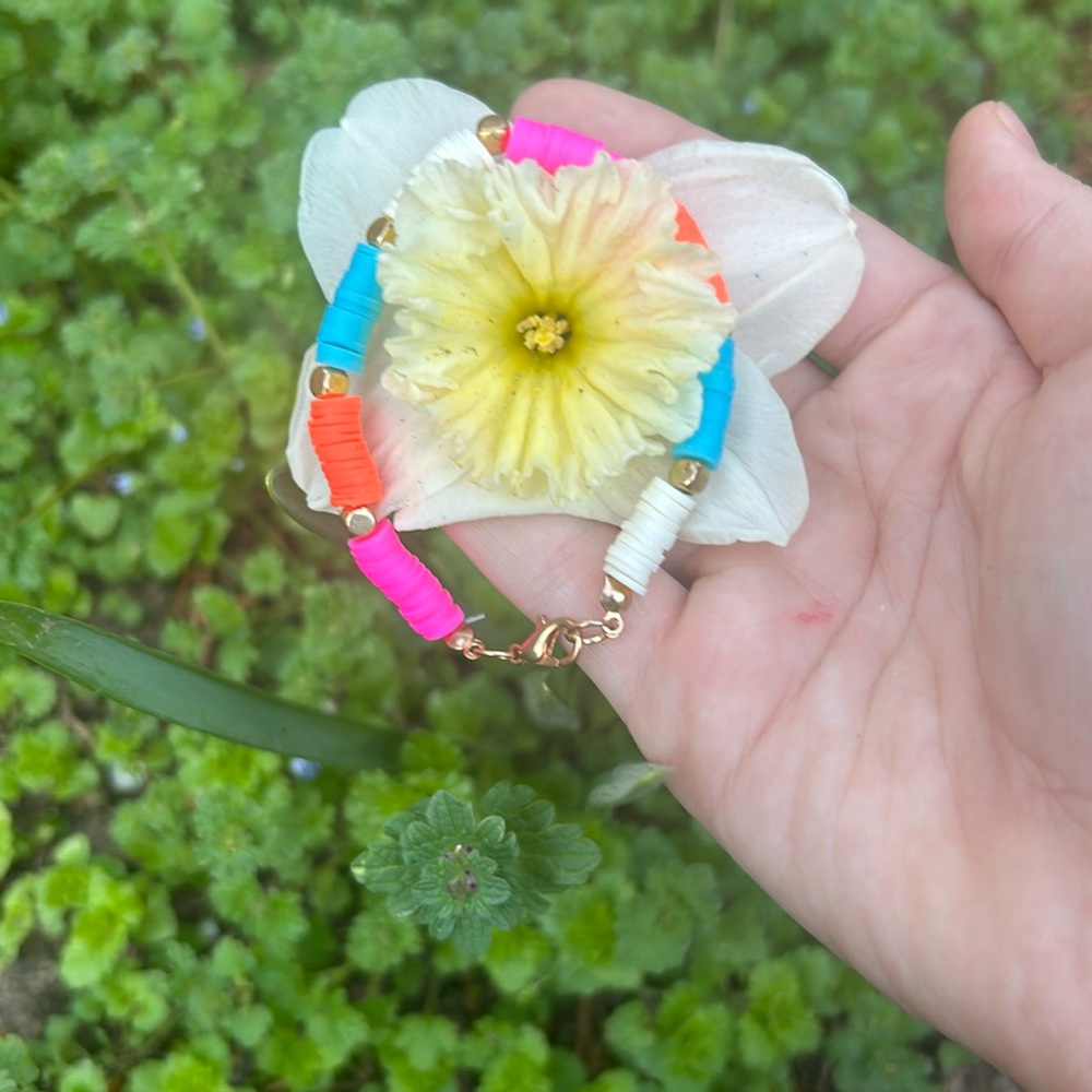 Neon bracelet (made by me)